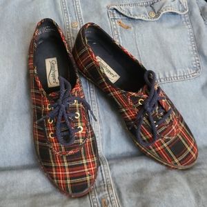 Grasshopper Plaid Sneakers